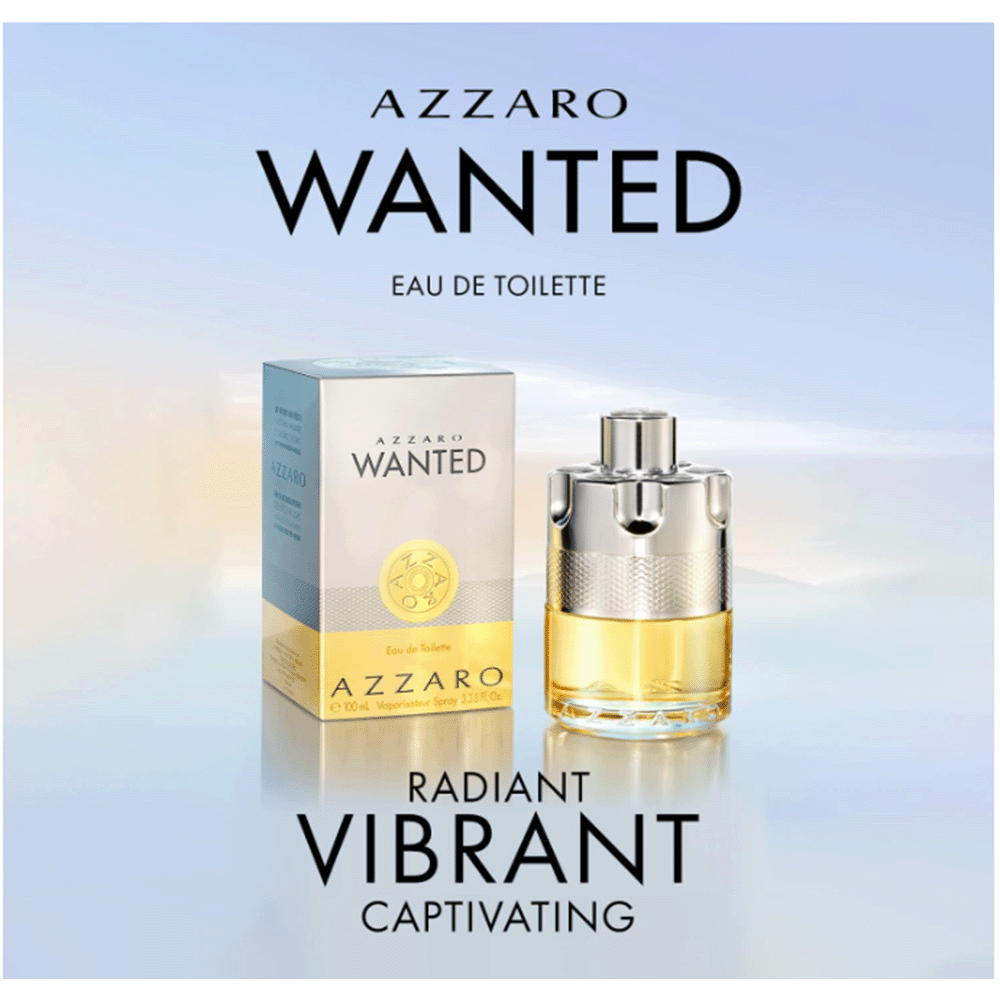Perfume Alcohol Fragrance - Azzaro Wanted EDT 100ml Men's Fragrance,
