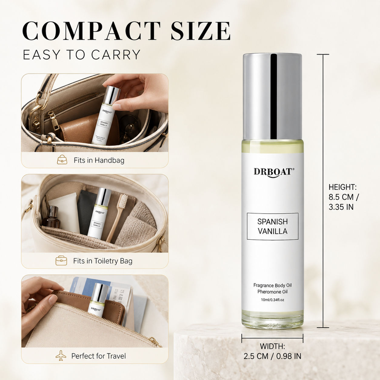 Men's Spanish Vanilla Roll-On  - Vanilla Perfume Oil ulasan dan harga