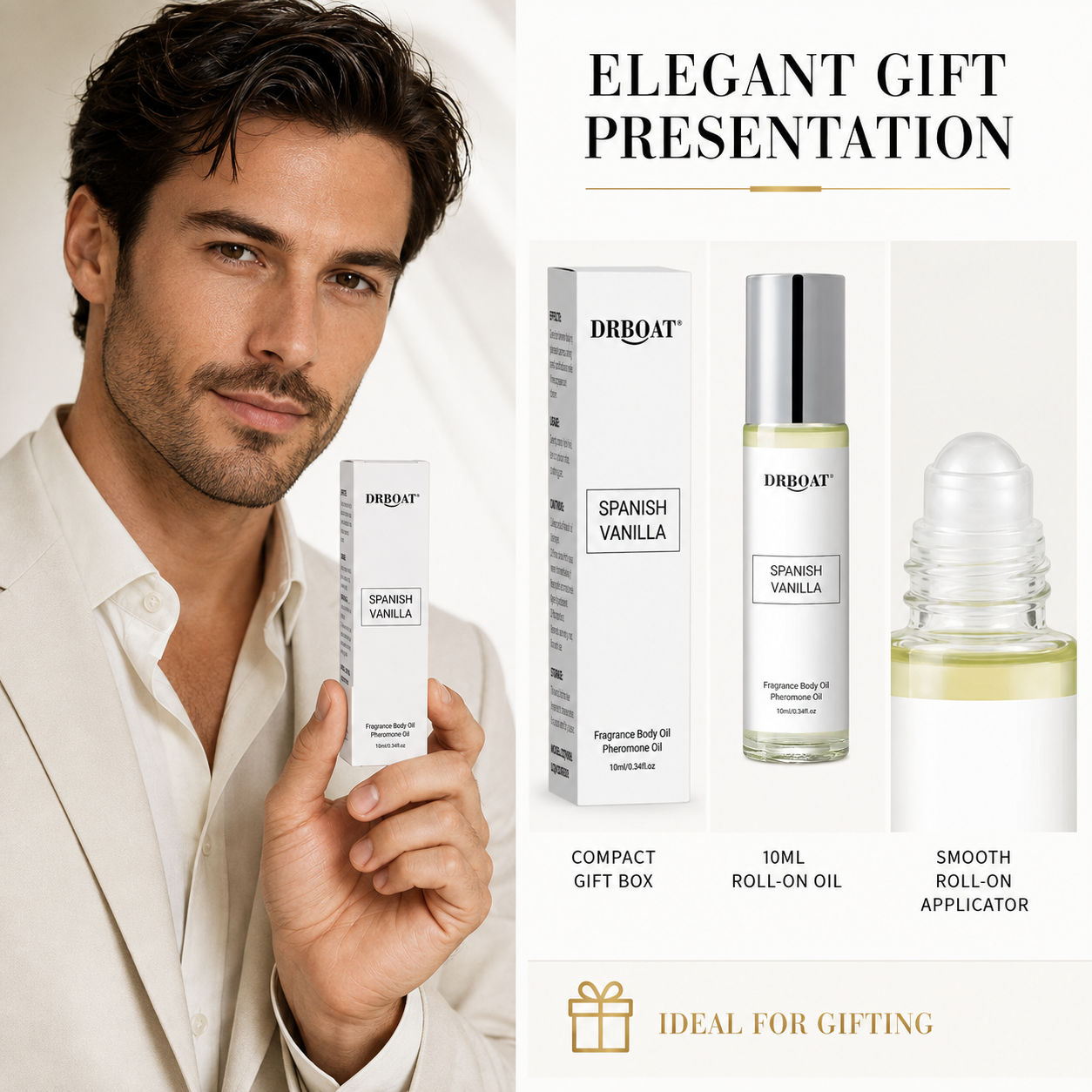 Men's Spanish Vanilla Roll-On  - Vanilla Perfume Oil ulasan dan harga