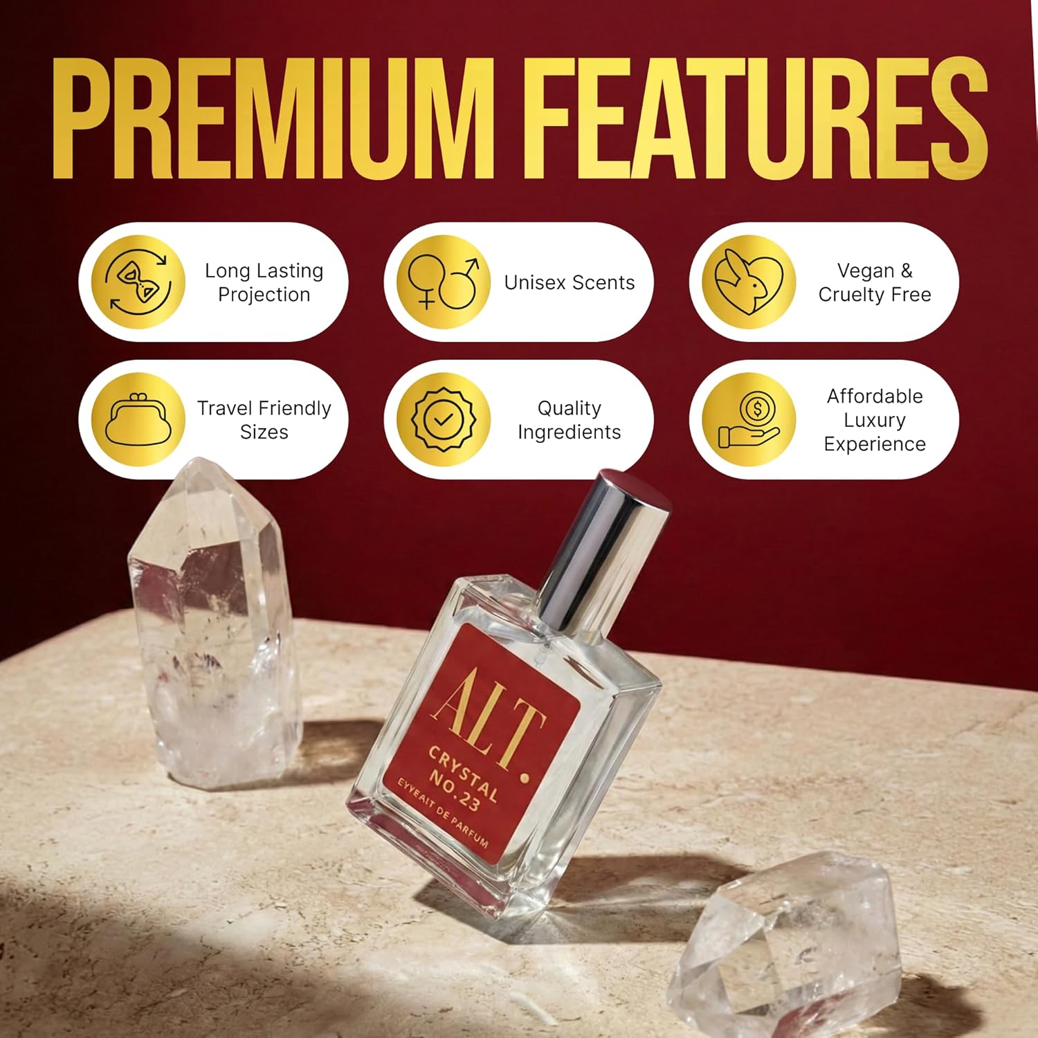 ALT. FRAGRANCES Crystal No. 23 - Perfume Alcohol Fragrance ulasan dan harga