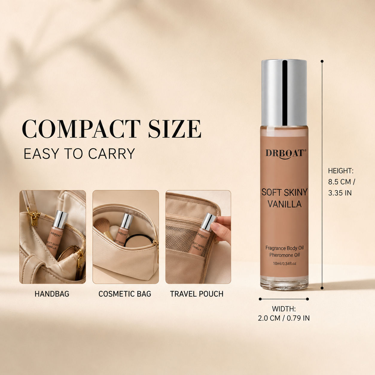 Women Roll On Fragrance Oil, S - Vanilla Perfume Oil ulasan dan harga